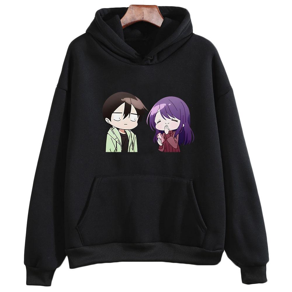 Kubo Won't Let Me Be Invisible Kubo Nagisa Cartoon Hoodie WOMEN Korean Style Manga/Comic Long Sleeve Clothing Aesthetic Harajuku