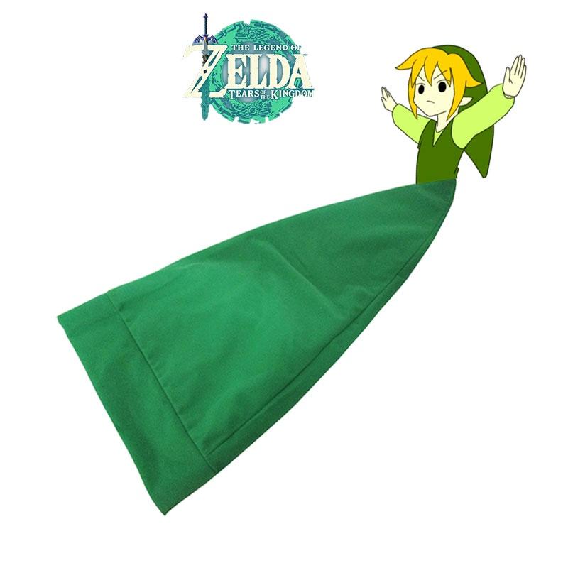 Cappello Cosplay Link The Legend Of Zelda Cappellino Verde di Qualità Premium