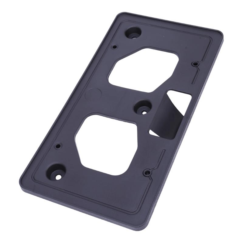 License Plate Bracket, Black ABS Front Mount, Plate Support for 2017-2019 Vehicle Application, Replaces HO1068124 191275377604 with Screw Point Design