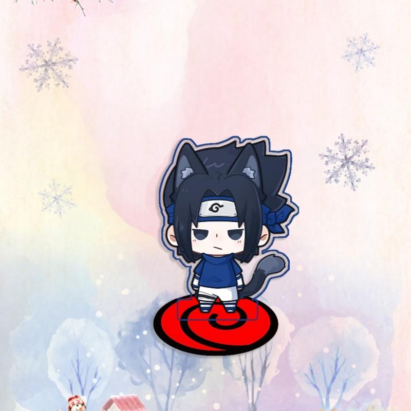 For Naruto Sakura Haruno Uzumaki Naruto Uchiha Sasuke Acrylic Self Made Cartoon Anime Game Desktop Decoration Toy Fans Gift 15cm