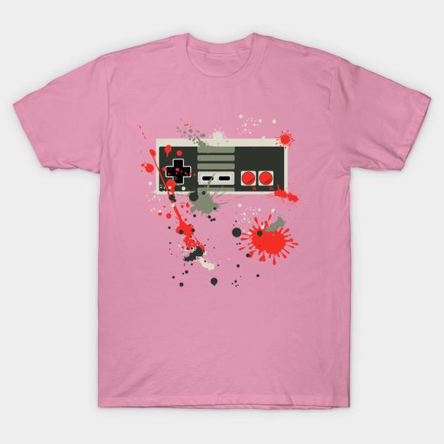 

Женская футболка Контроллер Граффити Nes Харадзюку Принт Каваий Футболка Летняя с коротким рукавом Женская футболка Топ 2XL