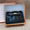 2025 New BOX Cowhide Second-generation Mini Bag Women's Leather Texture French Crossbody Handbag
