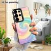 Phone Case: 2D Flat Samsung Galaxy A34 A35 M05 M06 S20 S22 S21 FE Plus 5G Protective Case, Couple Style, Rainbow Swirl, Christmas and Halloween Gift