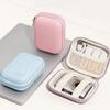 PU Leather Digital Camera Case Hard Shell Camera Carrying Bag Cameras Storage Holder  SD Card
