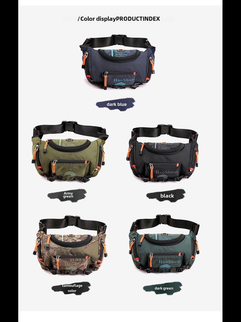 Cross-Border Multifunktions-Brusttasche für Herren: Große Kapazität, Schulter-Messenger und Sport-Rucksack mit doppeltem Verwendungszweck