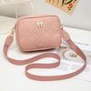 Embroidery new casual fashion quilting embroidery commuter messenger bag small lis shoulder bag
