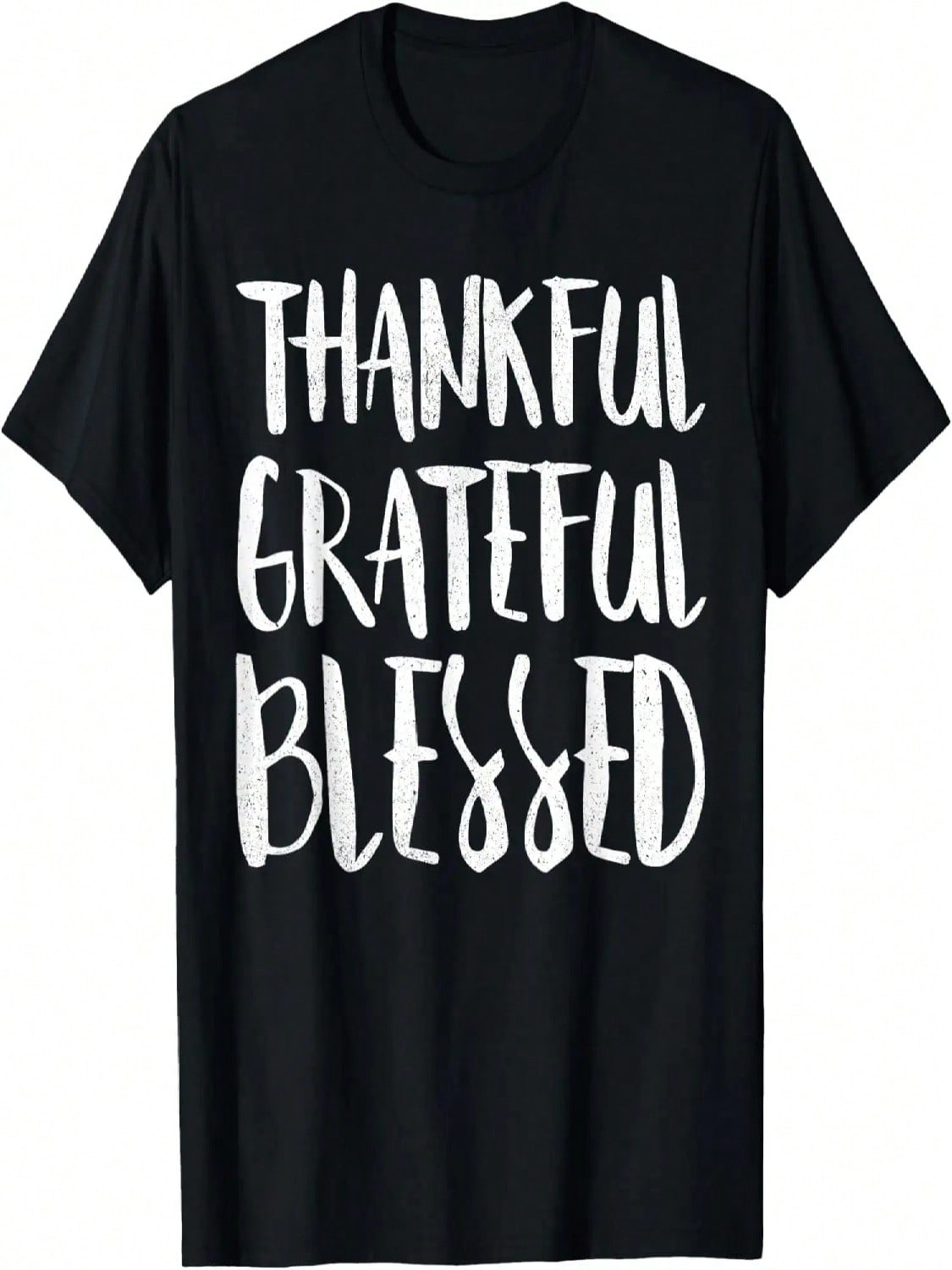 Thankful Grateful T-Shirt Thanksgiving Day Shirt T-Shirt S