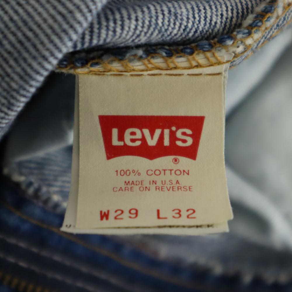 Levi's 90s 610-0217 Made In USA Old Tapered Denim Pants W29 Jeans Men's Used