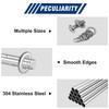 Unterlegscheiben für Schrauben, 304 Edelstahl Flache Unterlegscheiben für Bolzen Sortiment, Unterlegscheiben Set, 8 Größen für Industrie