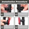 USB Rechargeable LED Rear Bike Light Waterproof Ultra Bright 4 Modes Bicycle Tail Light Safety Warning Flashlight