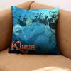 BLUE LOCK Cushion Cover Premium Comfort Reversible Pillow Cove -Two in One Design for Any Room & Car Interior