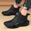 Rain Shoes for Men Waterproof, Anti-slip and Wear-resistant Short Rain Boots Fishing Rubber Shoes Kitchen Water Shoes