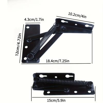 1Pc Sofa Storage Cabinet Hinge Split Spring Hinge Triangle Spring Hinge Flip Hinge Function Bed Box Hinge