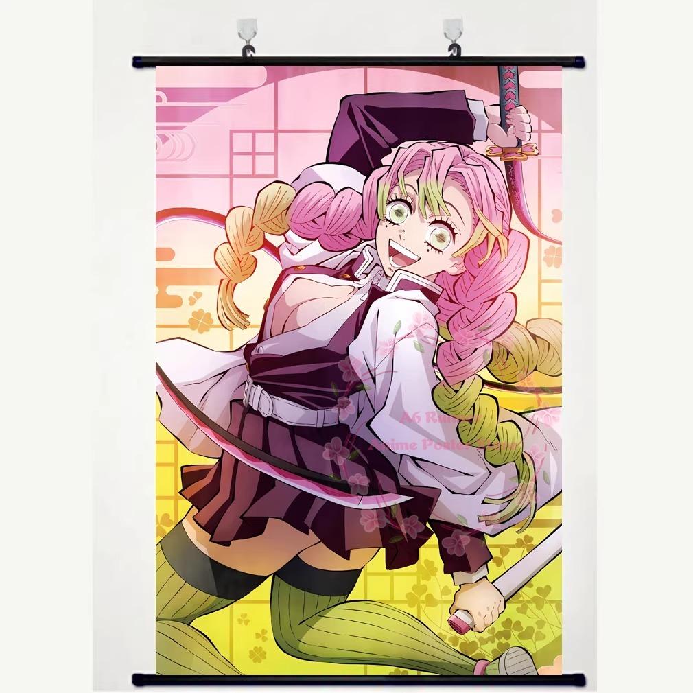 Tasse D-Demon S-Slayer Château de Mugen Neuf Piliers Tomioka Giyu Tanjiro Papillon Ninja Affiche Rouleau Anime Produit Dérivé