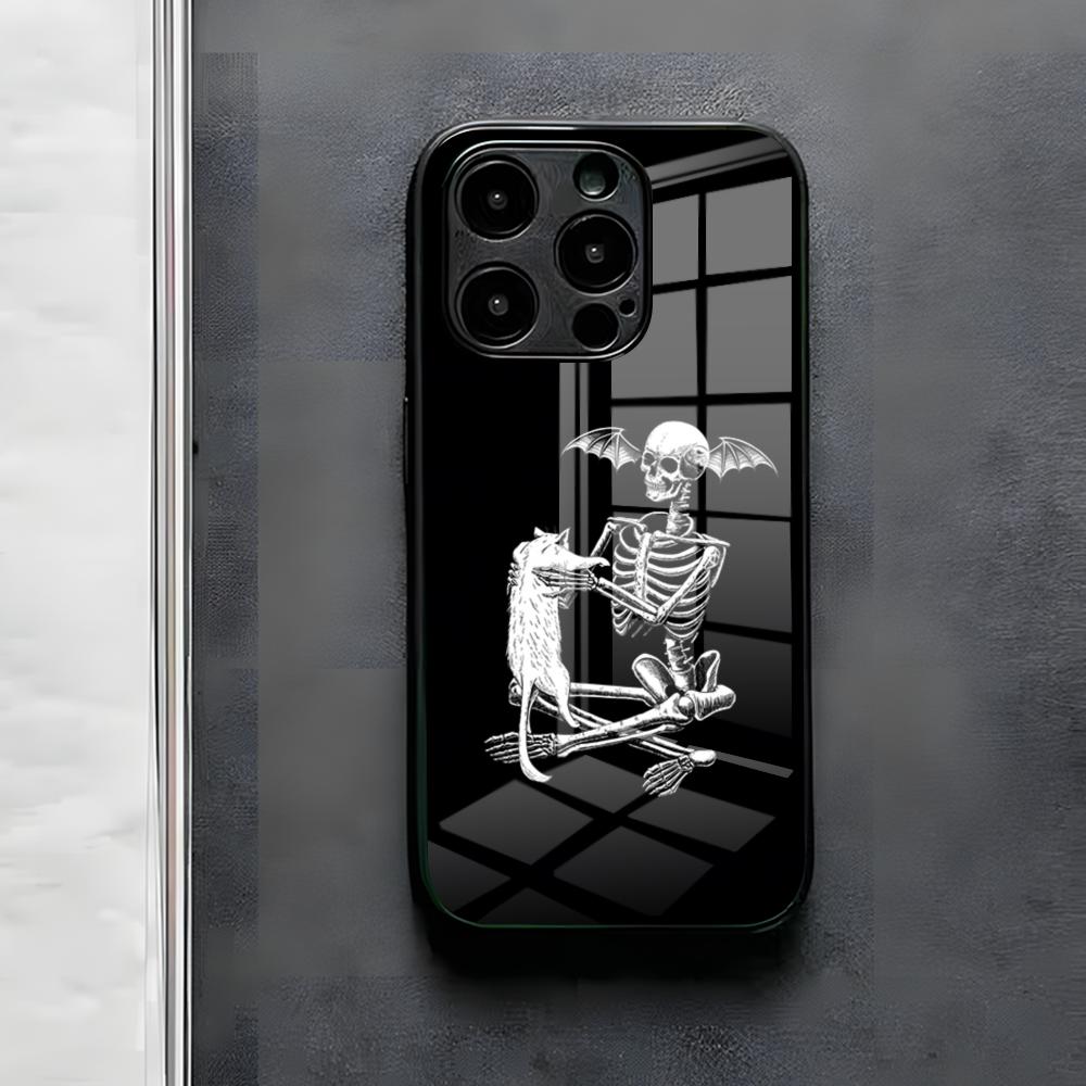 A-Avenged Sevenfold Phone Case For IPhone 17 Air 16 E Pro Max 15 14 13 Mini 12 Pro 11 Max Plus Black Glass Cover