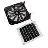 Solar Exhaust Fan 100W Solar Panel with 13.5inch Fan Waterproof Solar Panel Cooling Fan Ventilation