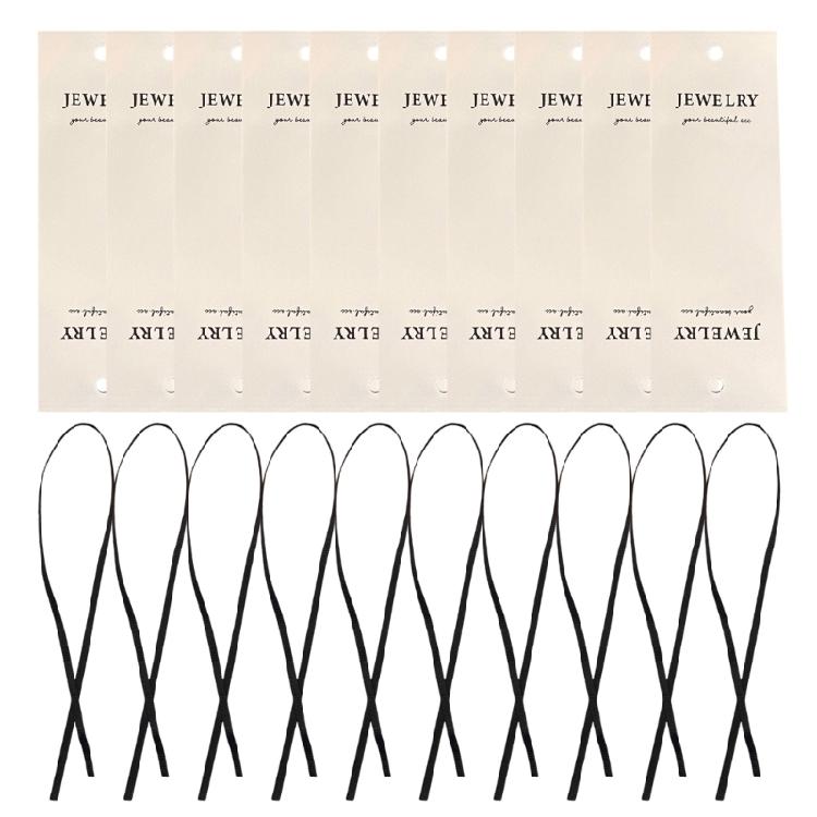 10Pcs Multipurpose Jewelry Display Cards Sturdy Fabric Earrings Jewelry Display Cards For Professional Use