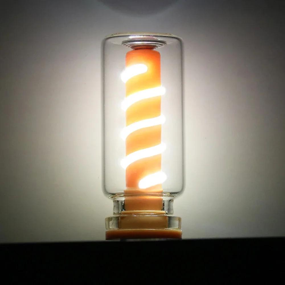 Car USB LED Spiral Filament Touch Dimming Bulb 5V Retro LED Bulbs 1W Night Light Camping Incandescent Decorative LED Lighting