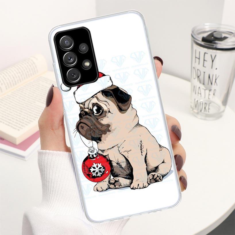 Love Pugs Cute Dog Phone Case For Samsung Galaxy A16 A26 A36 A56 A15 A14 A13 A12 A55 A54 A53 A25 A24 A23 A35 A34 A33 A05S A04S A