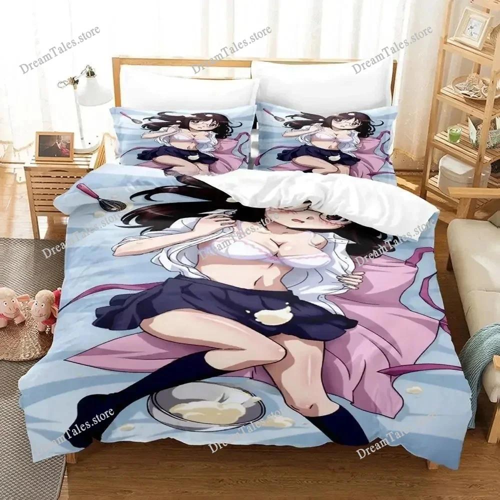 3D Printed Anime B Gata H Kei Bedding Set Boys Girls Twin Queen Size Duvet Cover Pillowcase Bed Kids Adult Home Textileextile369