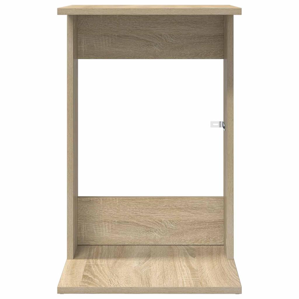 Side Table Sonoma Oak 40 x 38 x 62.5 cm Engineered Wood
