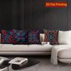 2D Bohemian Geometric Ethnic Throw Pillow Covers Pattern Cushion Cover Suitable For Sofa Bedroom Car Pillow Cover