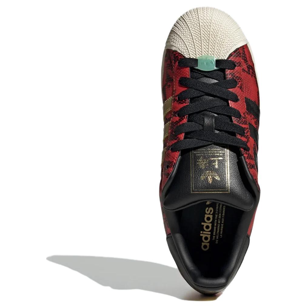 Adidas Superstar Rok Hada Unisex Tenisky Červená Dodavatelská barva Jádrová černá JI0104