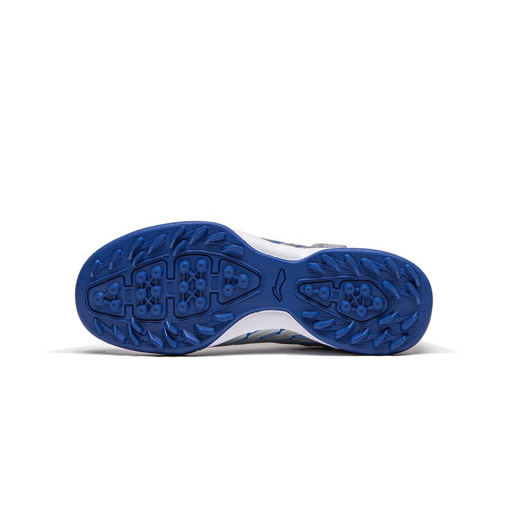 Li Ning YOUNG Kids' Soccer Shoes Silver Teenagers YKGU018-7