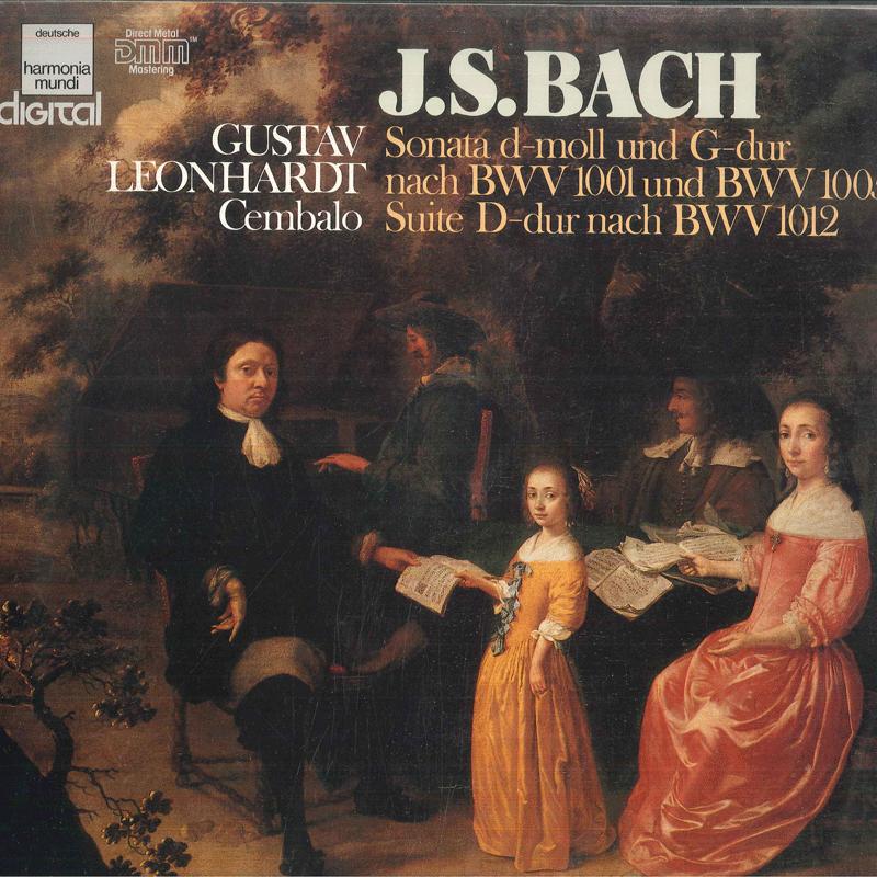

LP Record GUSTAV LEONHARDT Bach Sonata DMoll Und GDur Suit 142786 EMI 198 Germany Classical Used