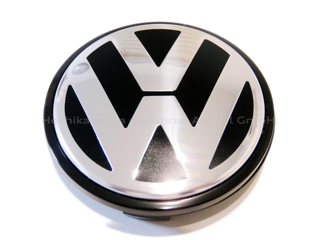 Originální středové krytky kol Volkswagen 66 mm, Sada 4 kusů (3B7 601 171 XRW)