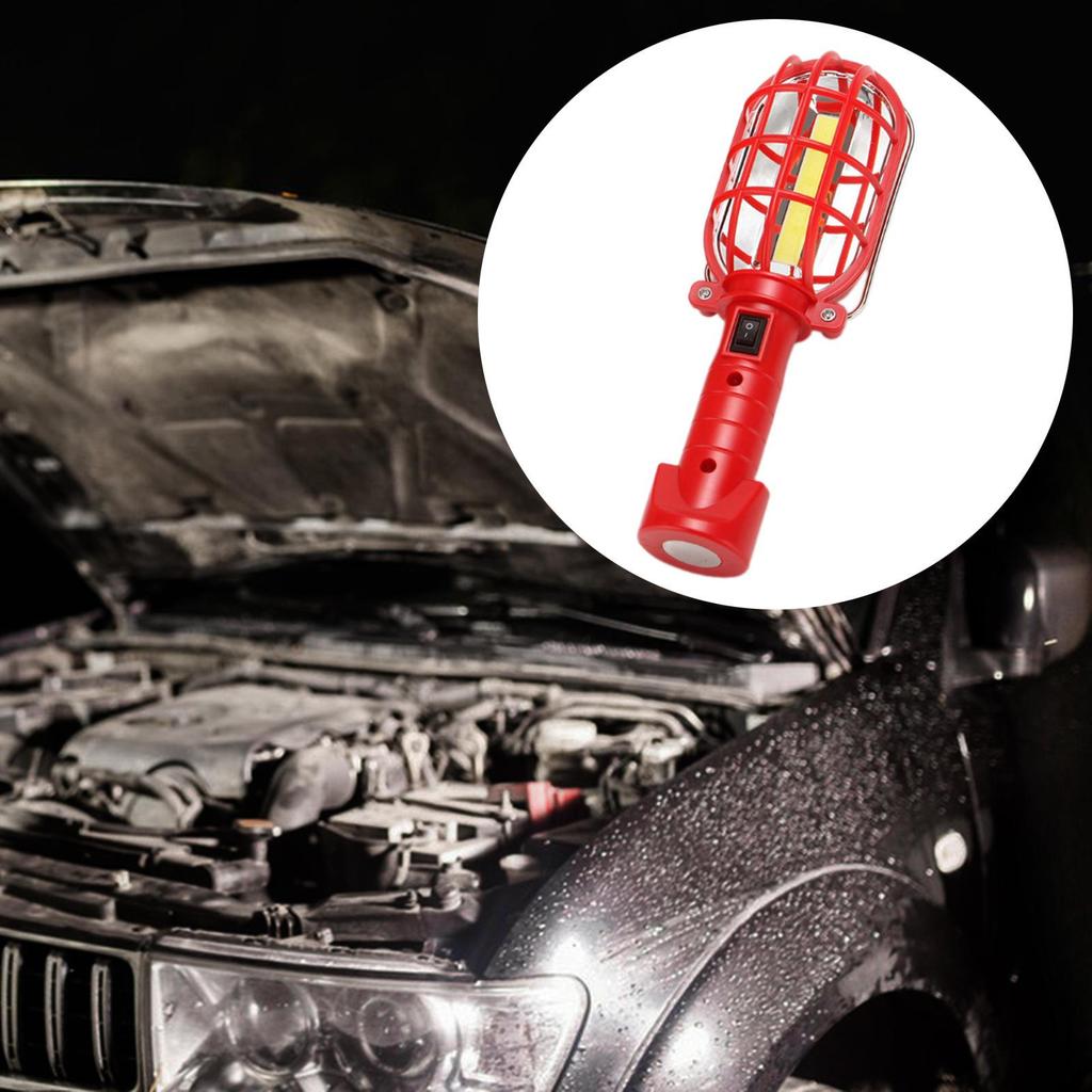 COB Work Light Camping Accessories Portable Handheld Lightweight Handy Flashlight for