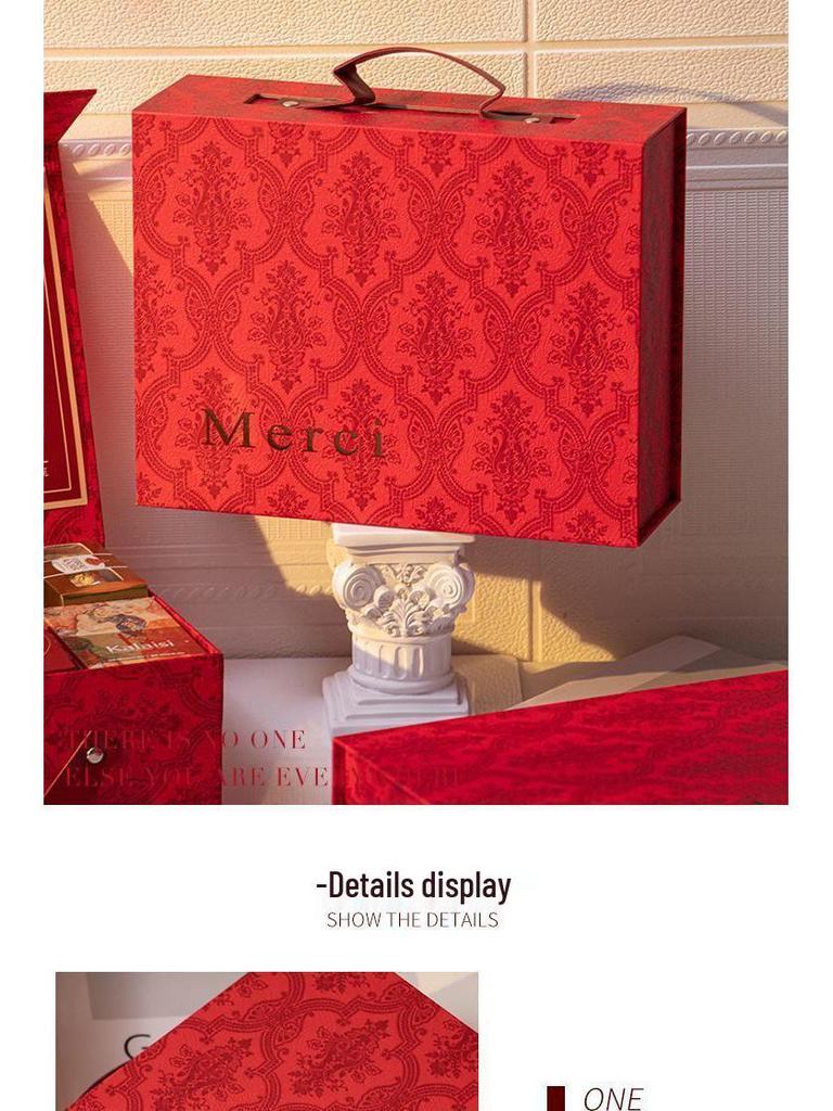Freudiges Hochzeitsgastgeschenk-Set: Elegante Handtaschen-Geschenkbox für Brautjungfern und weibliche Gäste