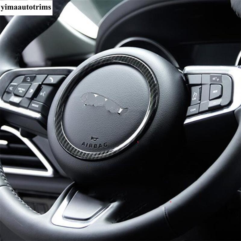 Head Lamp / Handbrake / Dashboard Air AC / Water Cup / Steering Wheel Cover Trim  Accessories For Jaguar F-Pace X761 2017 -
