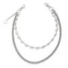 Zinc Zinc Zinc Alloy Pearl Waist Chain Tassel Pants Chain Cool Tassel Jeans Chain  Male