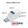 For PC Laptop, USB 1.1 HUB Adapter Extender for USB 1.1 Card Reader, Hi-Speed USB 1.1, Mini Splitter Box 1 To 1 Ports