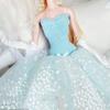 Exquisite Feather Dress Gauze Skirt  For 30cm Supermodel Doll/for 1/6 BJD Dolls/for 11.5" Doll