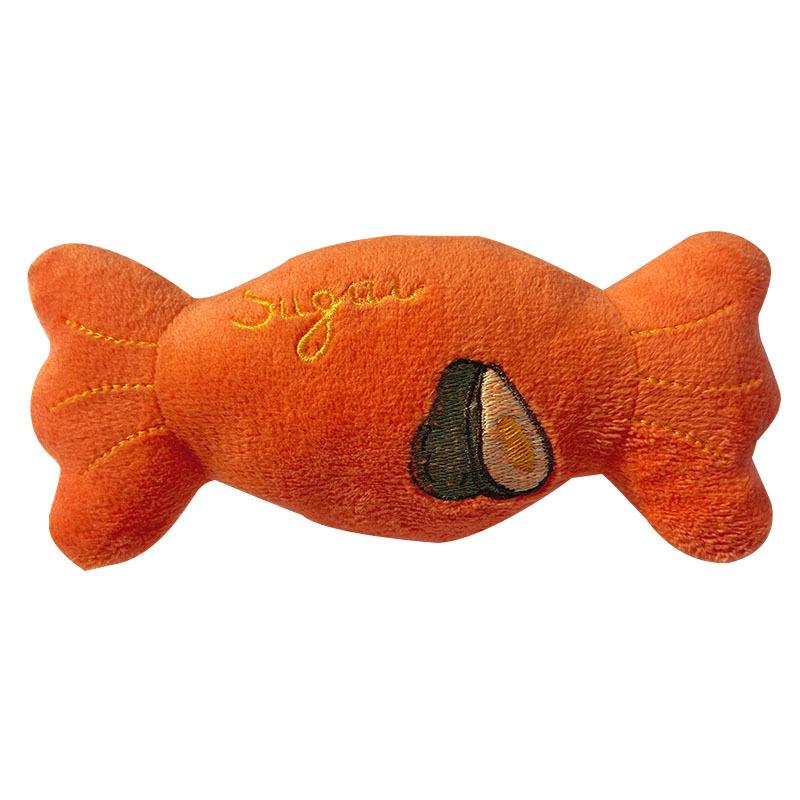 Pet dog grinds teeth cat relieves boredom and is resistant to biting candy plush sounding teddy dog toy relieves boredom artifact cat supplies