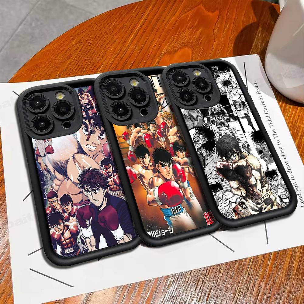 Anime H-Hajime N-No I-Ippo Phone Case For IPhone 17 16 15 14 13 12 11 Pro Max Plus Silicone Shockproof Case