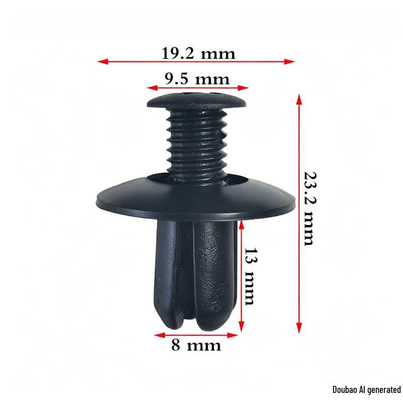 Universal 8mm Car Fastener Expansion Clip for Fender Liner