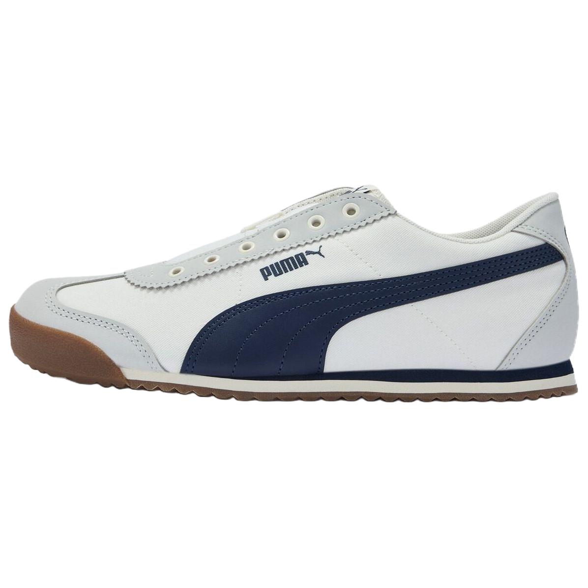 Puma Turino 2 Retro Comfortable Low-Top Lifestyle Sneakers Unisex sneakers White Gray Blue 408704-01 39