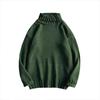Turtleneck Sweater Men's Autumn and Winter Lazy Wind Loose Solid Color Knitted Sweater Ins Trendy Brand High Street Japanese Large Size Coat
