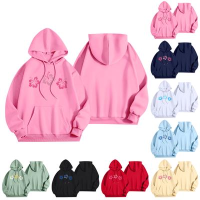 Women's Fashion Women's Lightweight Long Sleeve Pullover With Pockets Preppy Graphic Hoodie