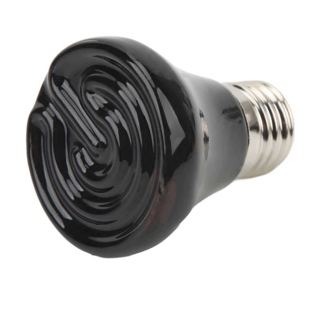 Keramik-Reptilien-Wärmelampe, Mini-Infrarot-Wärme-Keramik-Amphibien-Heizlampe für Eidechsen