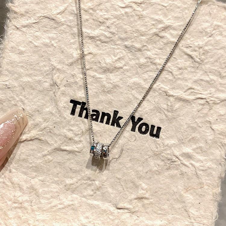 Simple Geometric Necklace Accessories Women's Light Luxury Niche Collarbone Chain Versatile Item