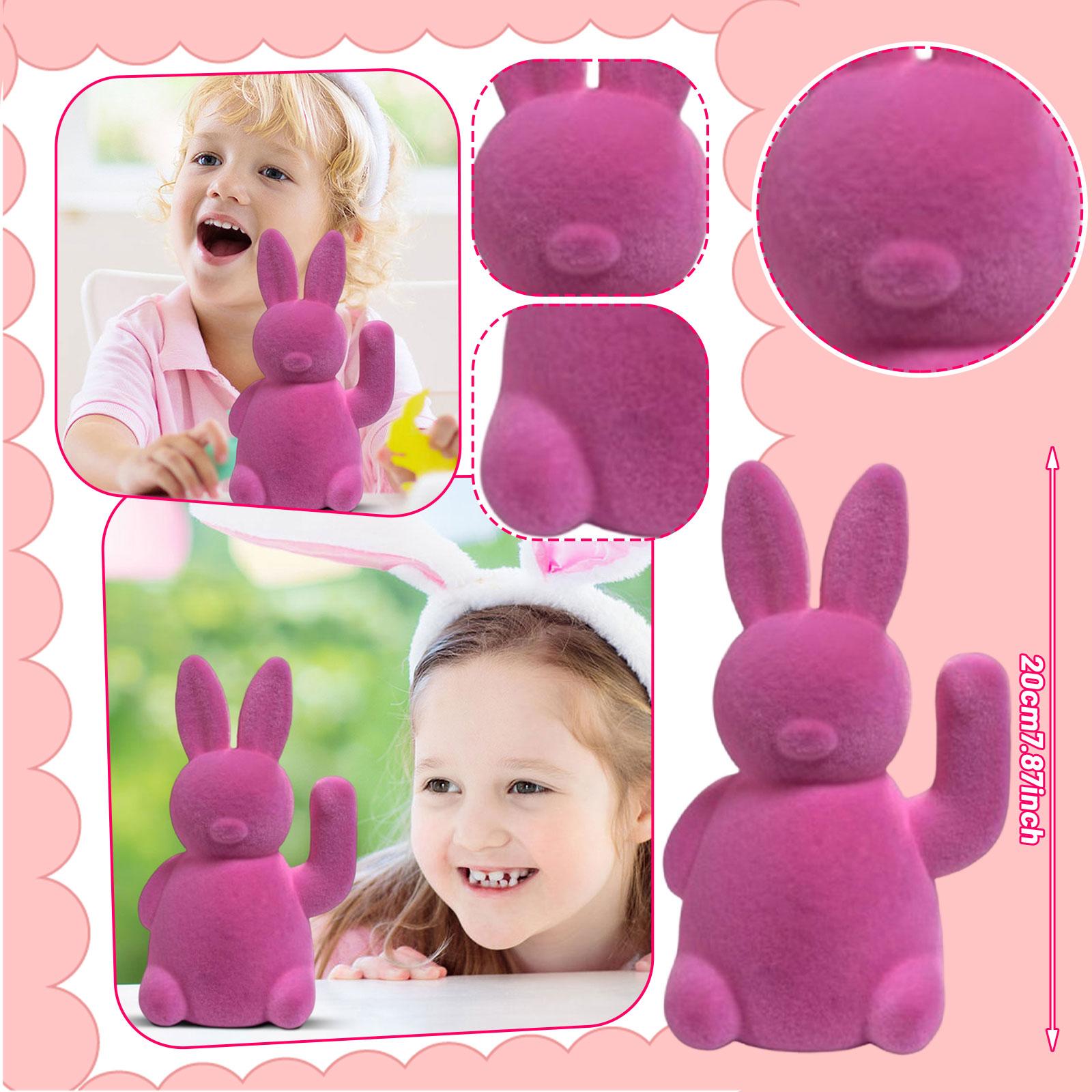 

Flocked Easter Gift, Festive Decoration And Ornament. One Size