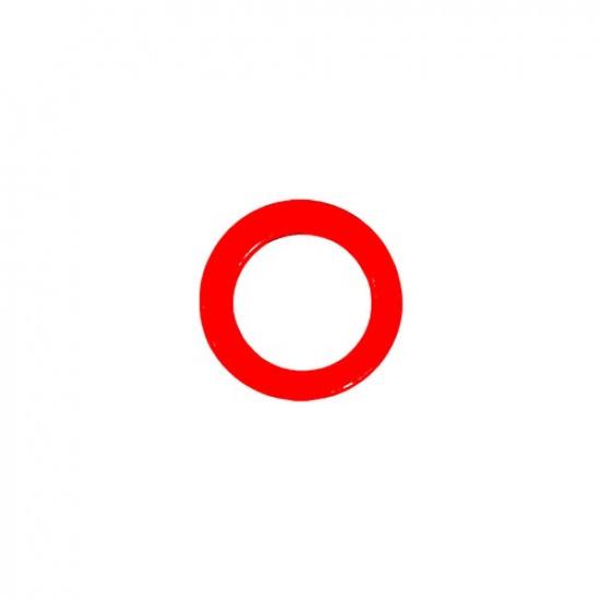 Car One-Click Startup Switch Button Trim For Ford Explorer 2013- Bright Red