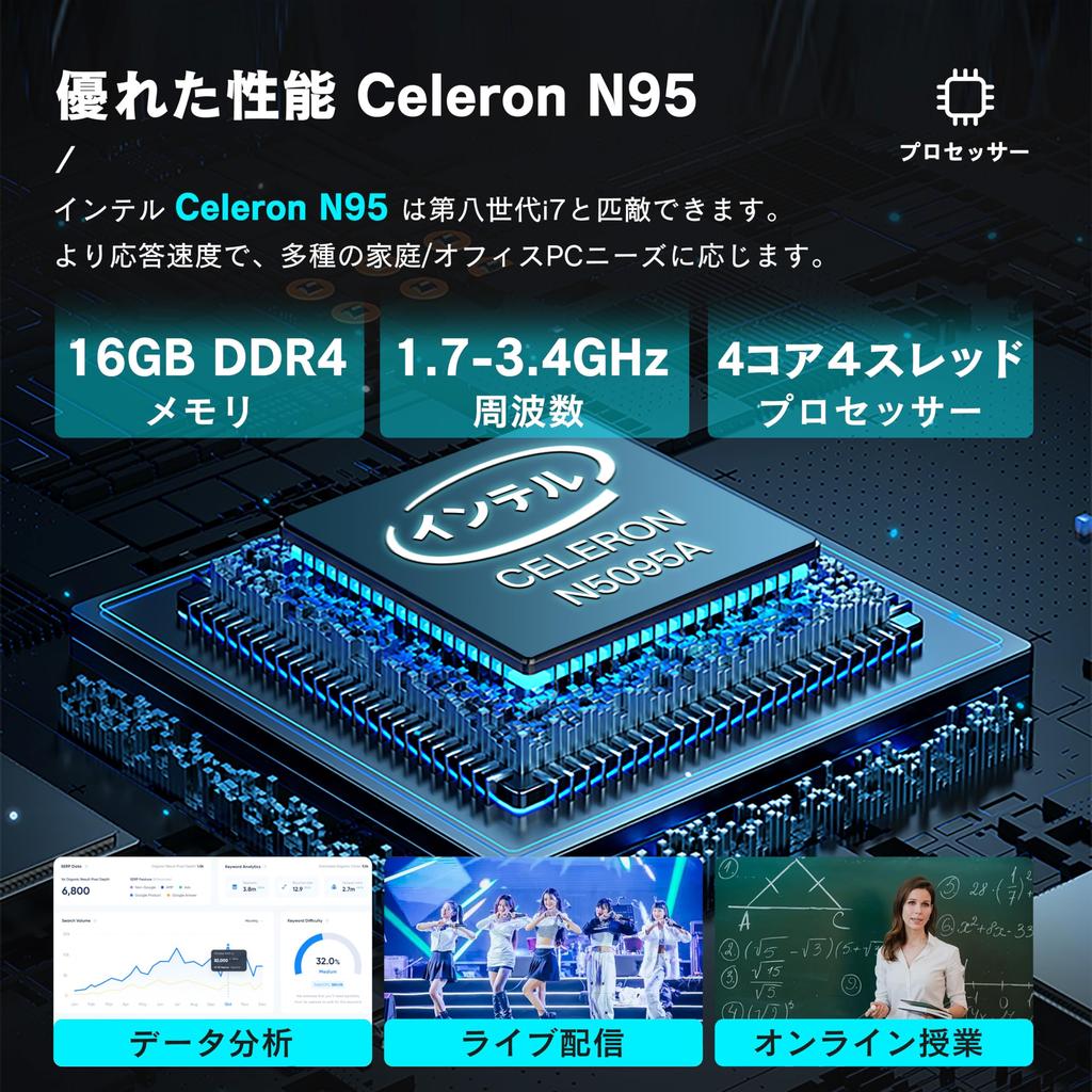 WEY Laptop with 16GB 512GB Windows 11 with Office FHD 1080P Fingerprint Japanese Intel 12th Generation Celeron N95 IPS Wide Viewing Angle 1 Megapixel