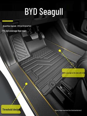 Covorașe TPE pentru podea cu acoperire completă BYD Seagull 2025 - Accesorii pentru interiorul mașinii