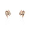 Mezmic Lion Single Tooth Symbol 14K Gold Earrings _Pair