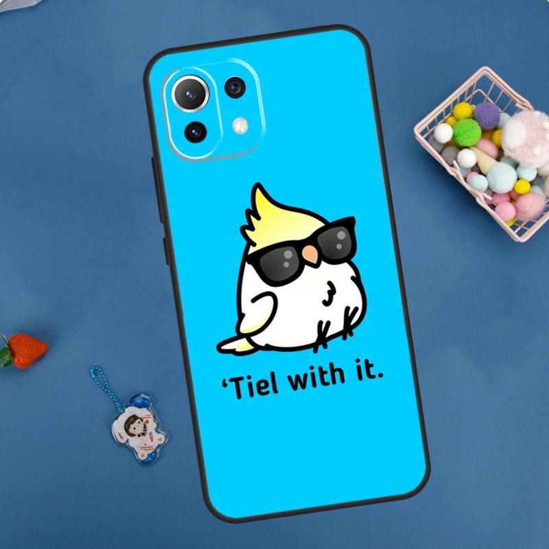 Cartoon Animal Chubby Cockatiel Case For Xiaomi 15 Ultra 13 14 11T 12T 13T 14T Pro POCO X7 Pro F5 F6 M6 X3 X5 X6 Pro Coque